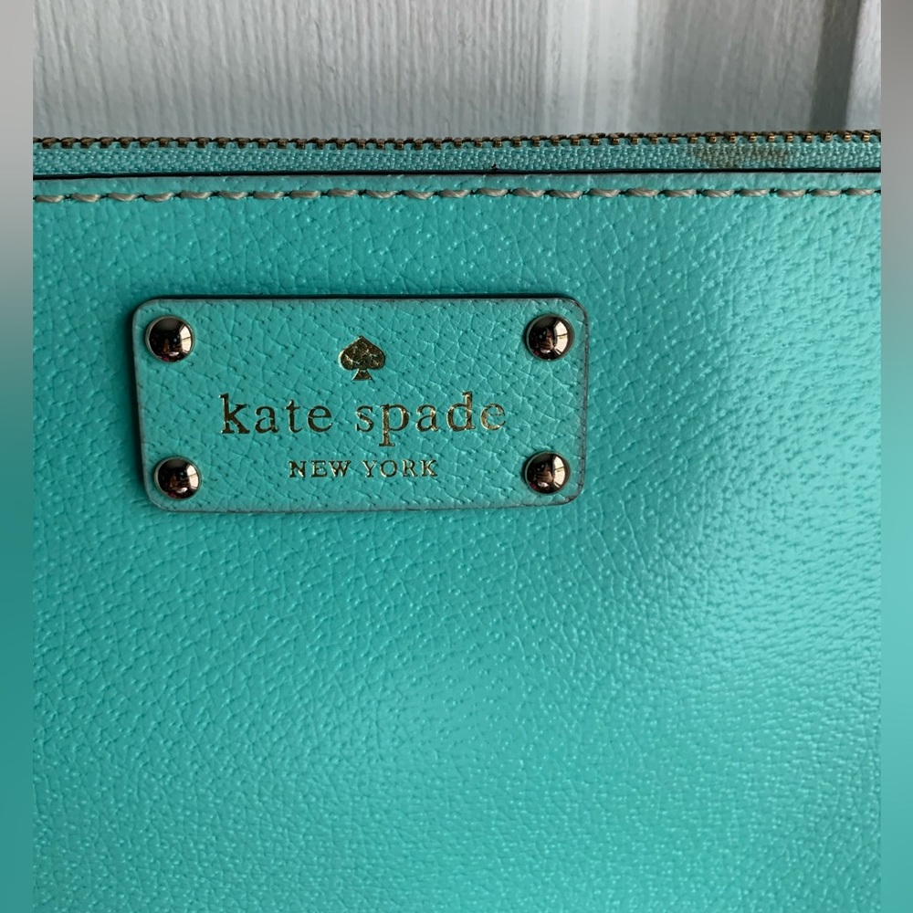 Kate Spade Turquoise Bag and Wallet w/ Dust bag - Picture 8 of 16
